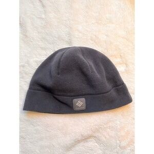 Columbia Beanie Unisex Charcoal Gray Omni-Heat Fleece Skull Cap S/M